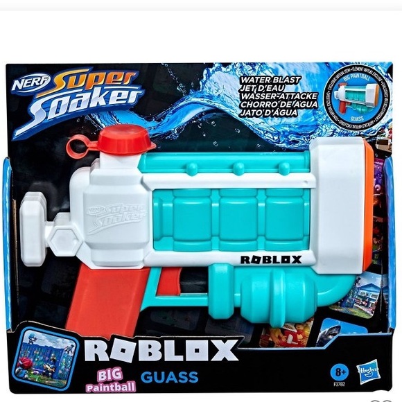 Roblox Super Soaker Big Paintball Guass Water Blastest 2 pieces New in the box - Picture 5 of 5